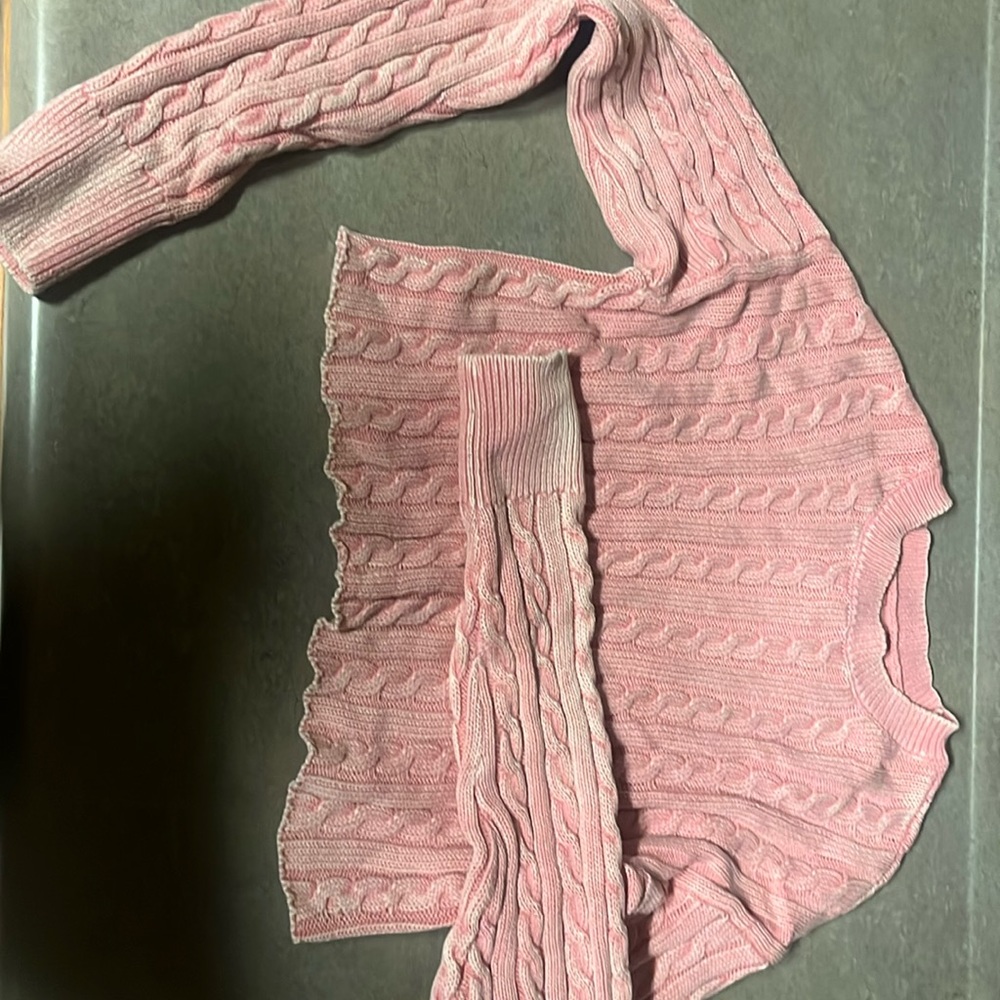 Aerie Cable-knit cropped Sweater